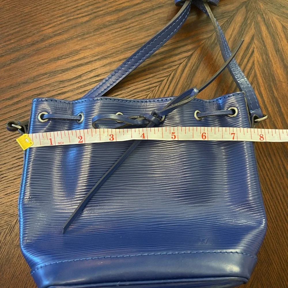 Louis Vuitton Noe Handbag Epi Leather Nano Blue AR1146 - Picture 9 of 10